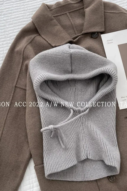 Gebreide bivak capuchon