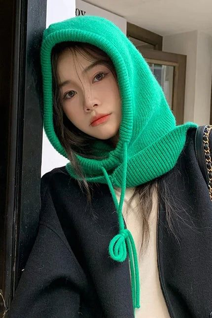 Gebreide bivak capuchon