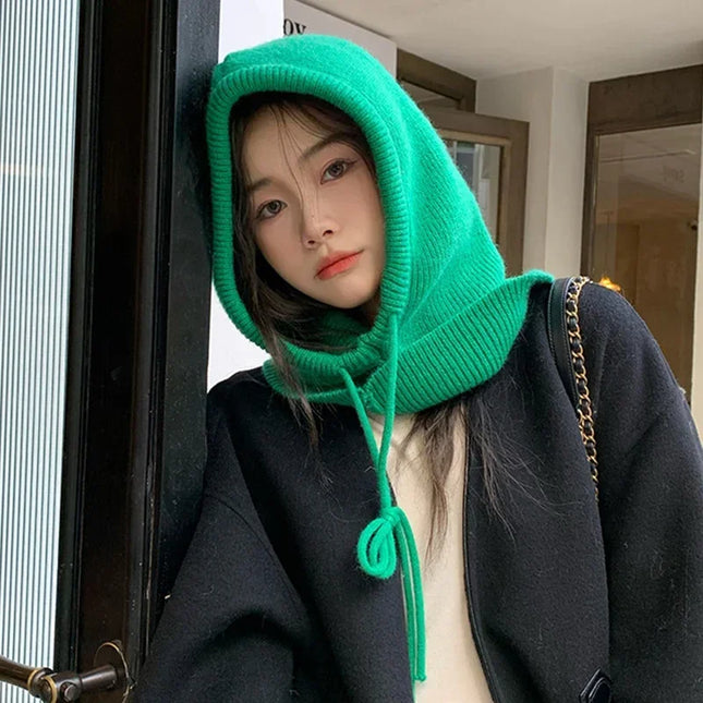 Gebreide bivak capuchon